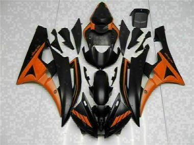 Arancia Nero ABS Kit Carenatura Yamaha R6 06-07
