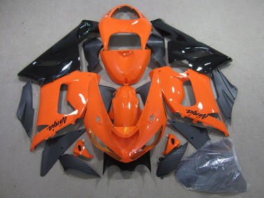 Arancia Nero Ninja ABS Kit Carenatura Kawasaki ZX6R 05-06