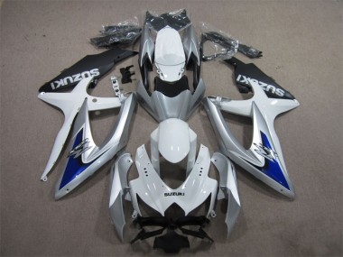 Argento Blu Bianco Carene Suzuki GSXR 600 K8 08-10