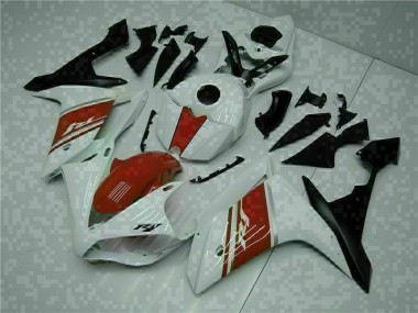 Bianco ABS Plastica Yamaha R1 07-08