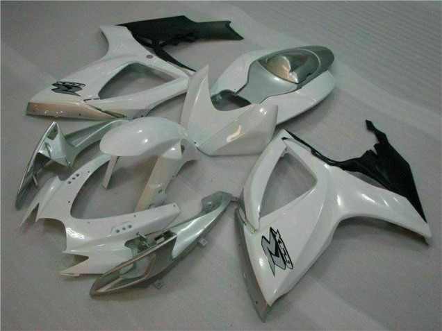 Bianco Argento Carena Suzuki GSXR 600 / 750 K6 06-07