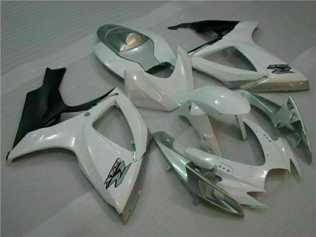 Bianco Argento Carena Suzuki GSXR 600 / 750 K6 06-07