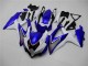 Bianco Blu Kit Carene Completa Suzuki GSXR 600 / 750 K8 08-10