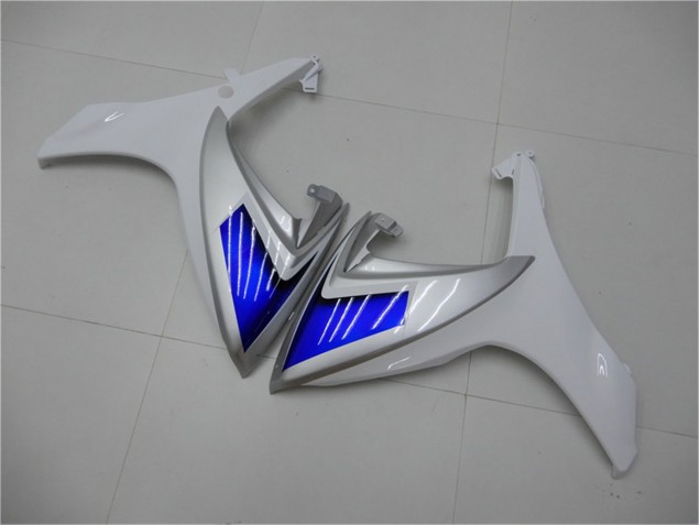 Bianco Blu Kits Carenatura Completo ABS Suzuki GSXR 600 / 750 K6 06-07