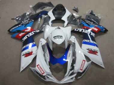 Bianco Blu Motul Carene Suzuki GSXR 600 K11 11-24