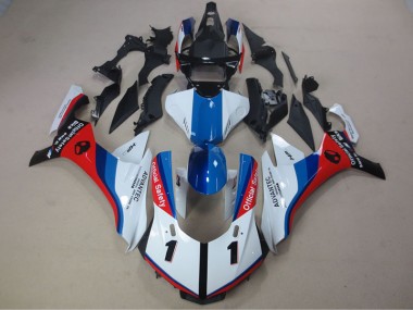 Bianco Blu Rosso Advantec Carene Yamaha R1 15-19