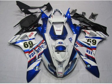 Bianco Blu Sterilgarda 69 Carene BMW S1000RR 09-14
