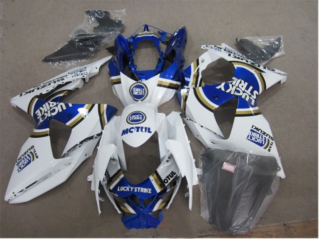 Bianco Lucky Strike Blu Motul Carene Suzuki GSXR 1000 K9 09-16