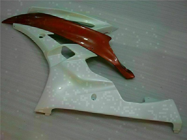 Bianco Marrone Carene Yamaha R6 06-07