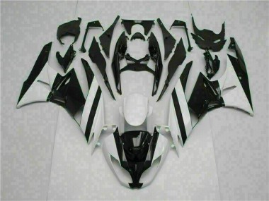 Bianco Nero ABS Kits Carena Kawasaki ZX6R 09-12