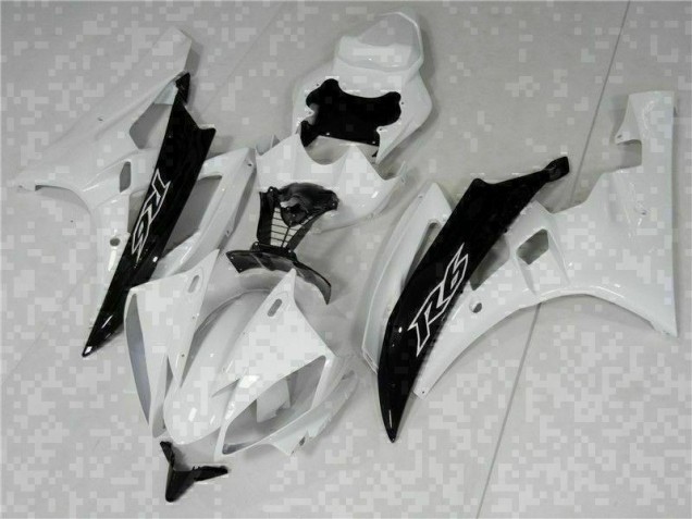 Bianco Nero ABS Kits Carenatura Yamaha R6 06-07