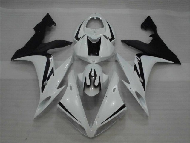 Bianco Nero Fiamma Carene Yamaha R1 04-06
