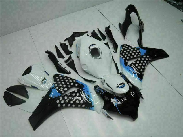 Bianco Nero Kit Carenatura Iniezione Honda CBR 1000 RR 08-11