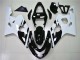 Bianco Nero Kit Carenatura Iniezione Suzuki GSXR 600 / 750 K4 04-05