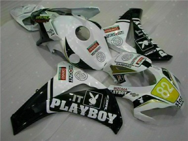 Bianco Nero Playboy ABS Kit Carenatura Honda CBR 1000 RR 08-11
