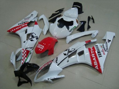 Bianco Rosso Abarth Carene Yamaha R6 06-07