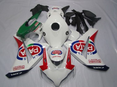 Bianco Rosso PATA Kit Carenatura Iniezione Honda CBR 1000 RR 08-11