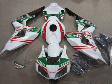 Bianco Verde Rosso Castrol Carene Honda CBR 1000 RR 06-07