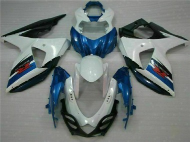 Blu Bianco ABS Plastica & Carene Suzuki GSXR 1000 K9 09-16