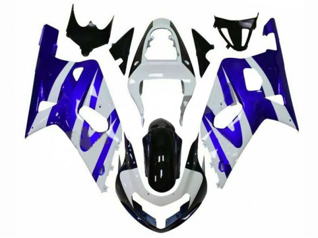 Blu Bianco Carene Suzuki GSXR 600 / 750 K1 K2 K3 01-03