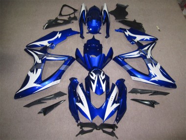 Blu Bianco Carene Suzuki GSXR 600 K8 08-10