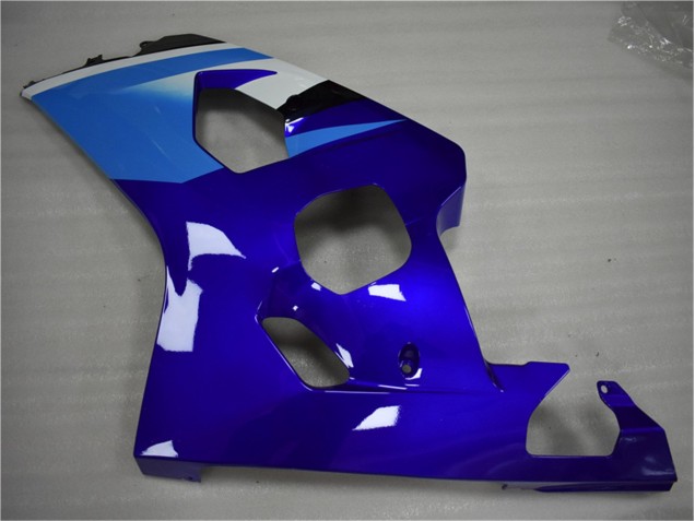 Blu Bianco Kit Completo Carenatura ABS Suzuki GSXR 600 / 750 K4 04-05