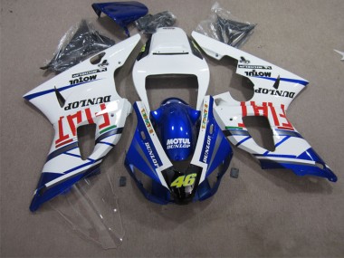 Blu Bianco Motul Dunlop 46 Carene Yamaha R1 98-99
