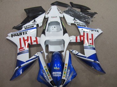 Blu Bianco Motul Fiat ABS Kit Carenatura Yamaha R1 04-06