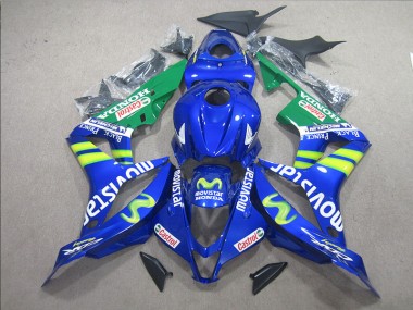 Blu Bianco Movistar Carene Honda CBR 600 RR 07-08