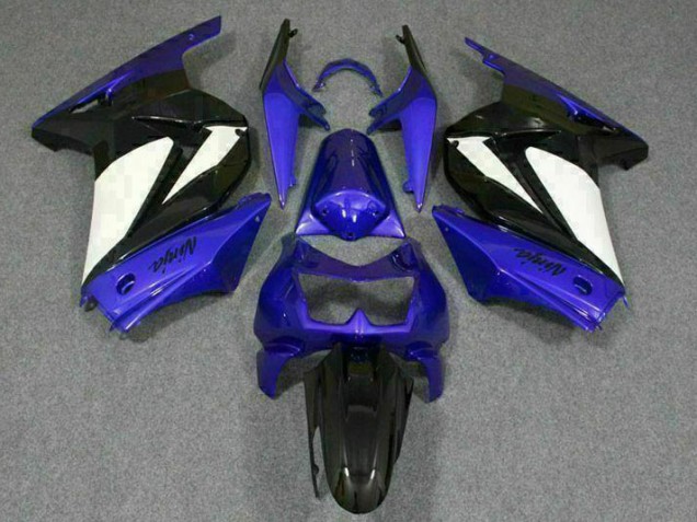 Blu Bianco Nero Ninja ABS Plastica & Carena Kawasaki EX250 08-12