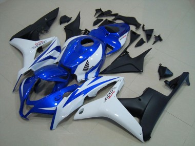 Blu Bianco Nero Opaco Carene Honda CBR 600 RR 07-08