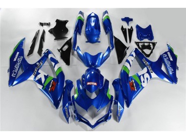 Blu Bianco Verde Carene Suzuki GSXR 600 / 750 K8 08-10