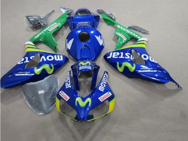 Blu Movistar Castrol Carene Suzuki GSXR 600 K6 06-07