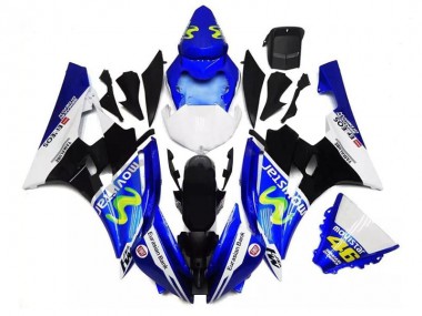 Blu Nero Bianco Carene Yamaha R6 06-07