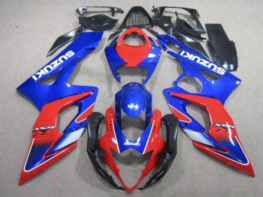 Blu Rosso Carene Suzuki GSXR 1000 K5 05-06
