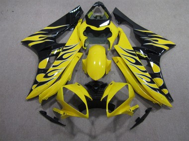 Giallo Nero Fiamma Carene Yamaha R6 06-07