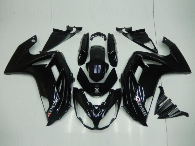Lucido Nero Kit Completo Carenatura ABS Kawasaki EX650 12-16