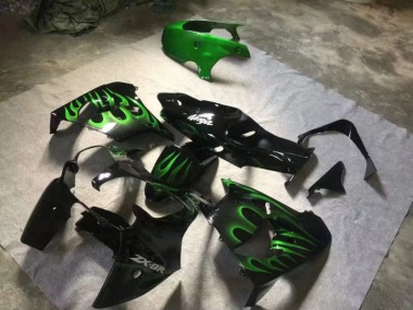 Lucido Nero Verde Fiamma Carene Kawasaki ZX9R 00-01
