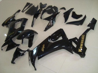 Lucido Nero con Oro Adesivo Carene Kawasaki ZX10R 08-10