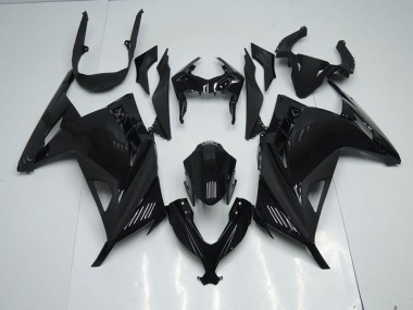 Nero ABS Plastica & Carena Kawasaki ZX 300R 13-16