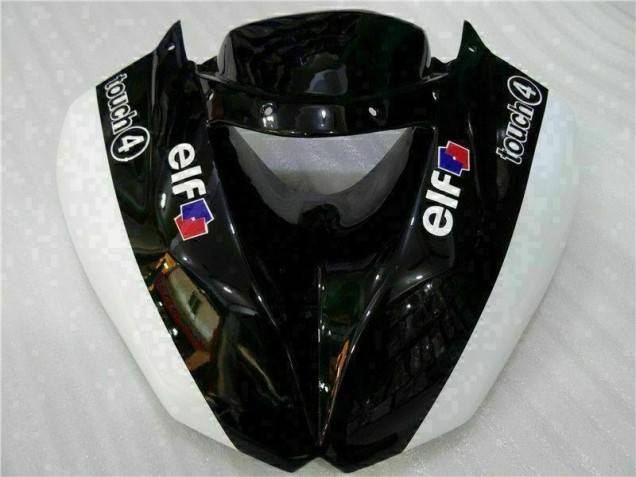 Nero Bianco 3M Touch4 Kit Carenatura Iniezione Kawasaki ZX6R 09-12