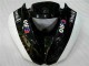 Nero Bianco 3M Touch4 Kit Carenatura Iniezione Kawasaki ZX6R 09-12