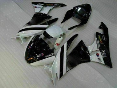 Nero Bianco 3M Touch4 Kit Carenatura Iniezione Kawasaki ZX6R 09-12