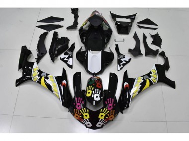Nero Bianco Carene Yamaha R1 15-19