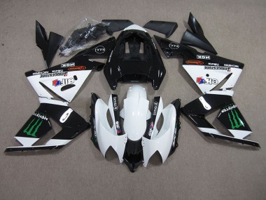 Nero Bianco Monster Carene Kawasaki ZX10R 03-05