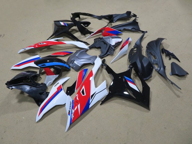 Nero Bianco Rosso Blu Kits Carenatura Completo ABS BMW S1000RR 19-21