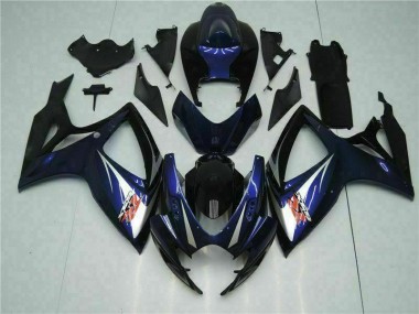 Nero Blu ABS Kits Carenatura Suzuki GSXR 600 / 750 K6 06-07