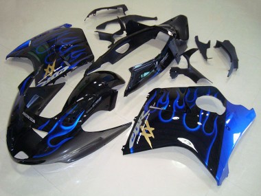 Nero Blu Fiamma Carene Honda CBR 1100 XX Blackbird 96-07