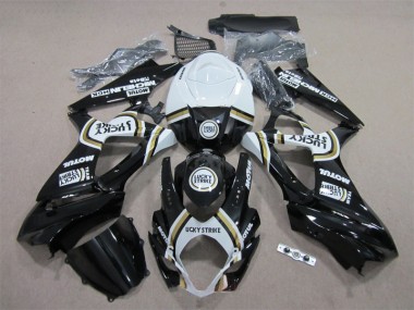 Nero Lucky Strike Bianco Motul Carene Suzuki GSXR 1000 K7 07-08