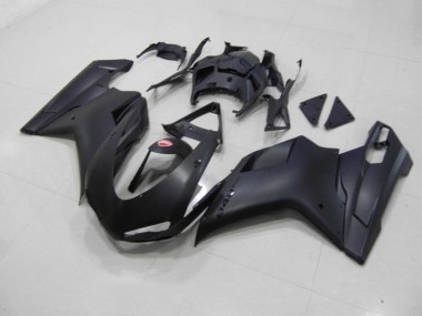 Nero Opaco Nero Adesivo Carene Ducati 848 1098 1198 07-14